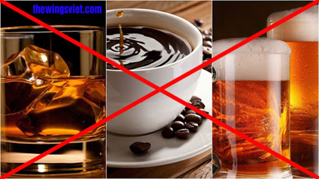 bà đẻ nên kiêng bia rượu thuốc lá