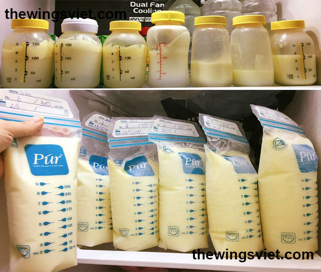 trữ đông sữa mẹ đúng cách