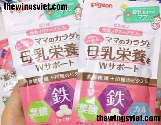 Review viên lợi sữa pigeon Review viên lợi sữa pigeon