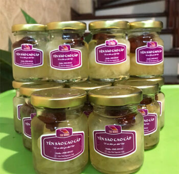 cách chưng yến với táo đỏ cho bé