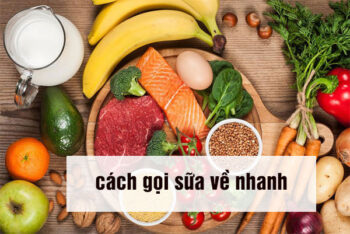 cách gọi sữa về sau khi sinh mổ