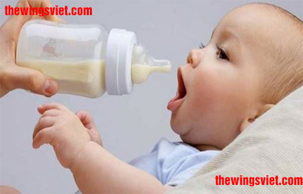 cho trẻ bú bình đúng tư thế cho trẻ bú bình đúng tư thế