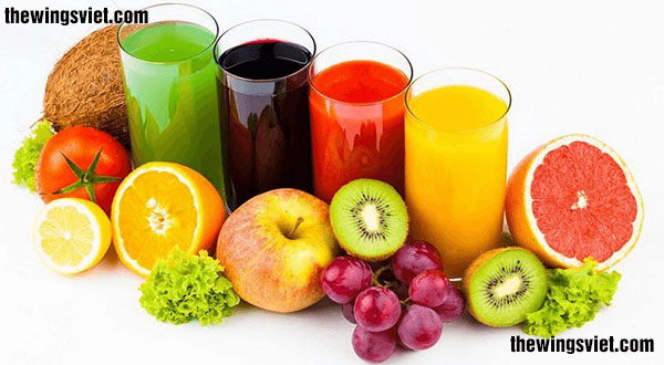 nước ép trái cây giúp sữa thơm mát nước ép trái cây giúp sữa thơm mát