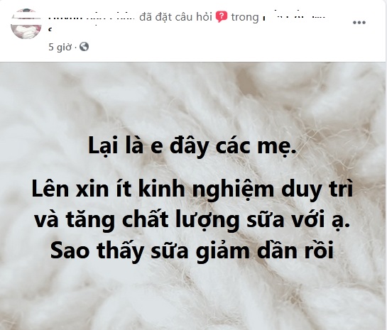 sữa mẹ ít dần phải làm sao sữa mẹ ít dần phải làm sao