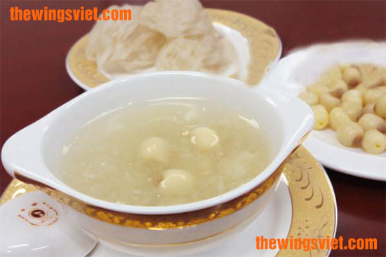 chè hạt sen tổ yến