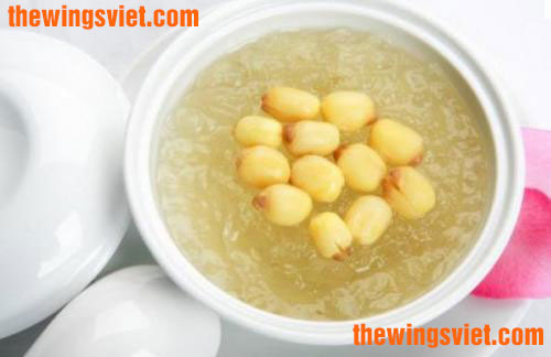 chưng yến hạt sen