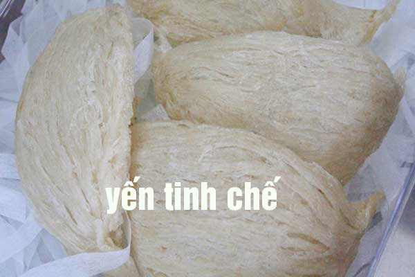 đặc điểm của yến tinh chế