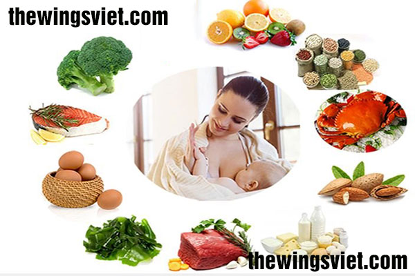 mẹ cần ăn uống đủ chất