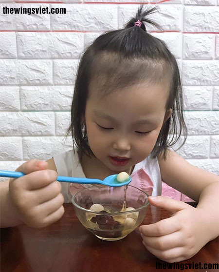 trẻ em ăn yến sào rất tốt