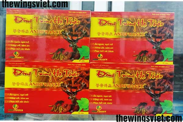 đông trùng hạ thảo Andifrance đông trùng hạ thảo Andifrance