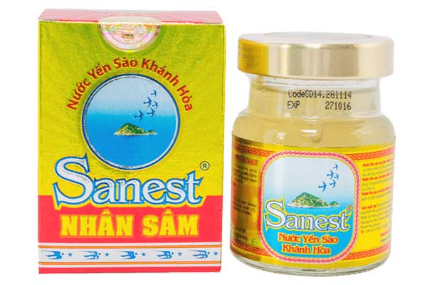 Nước Yến sào Sanest Nhân sâm Nước Yến sào Sanest Nhân sâm
