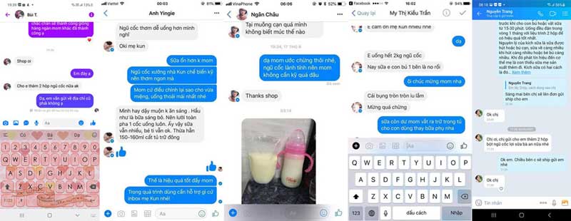 review ngũ cốc lợi sữa