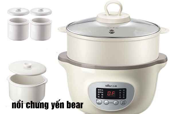 nồi chưng yến bear