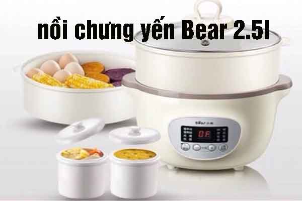 nồi chưng yến bear 2.5l nồi chưng yến bear 2.5l