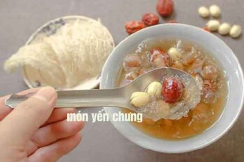 Cách làm món yến chưng cho người ung thư